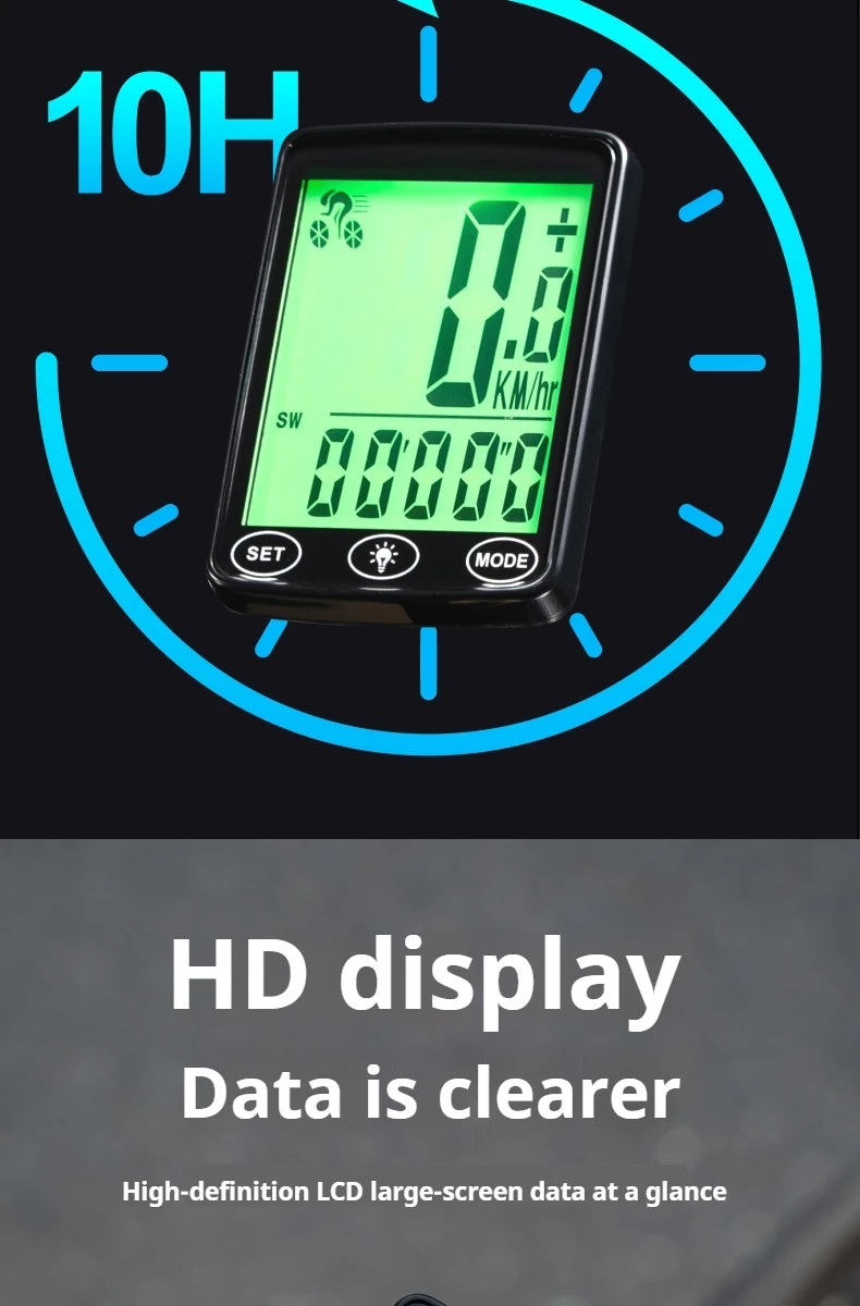 Wireless Bicycle Computer Touch Screen Bicycle Computer Mountain Bike Speedometer Cadence Sensor Gps For Bike Bike Accessories