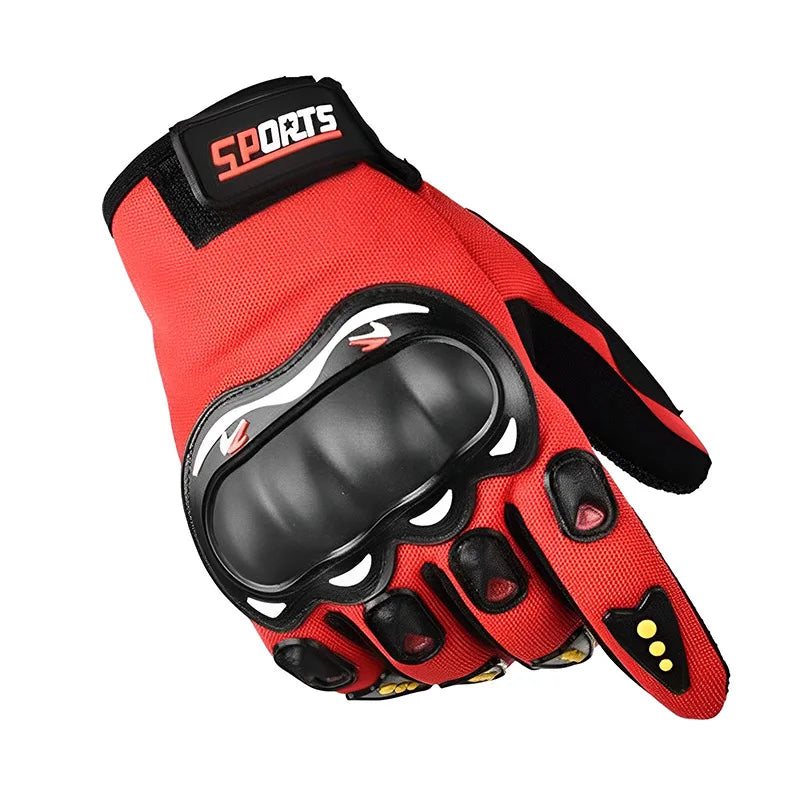 Motorcycle Gloves Breathable Full Finger Racing Hard Shell Gloves Outdoor Sports Protection Riding Cross Dirt Bike Gloves