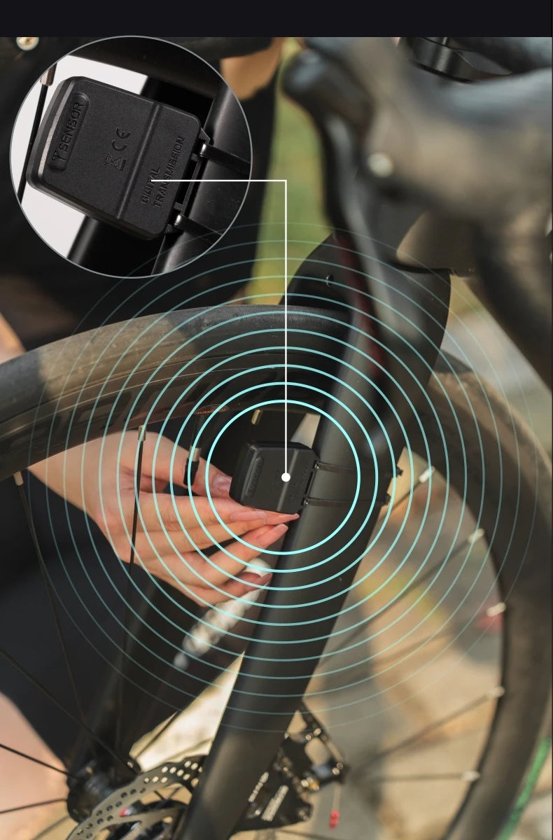 Wireless Bicycle Computer Touch Screen Bicycle Computer Mountain Bike Speedometer Cadence Sensor Gps For Bike Bike Accessories