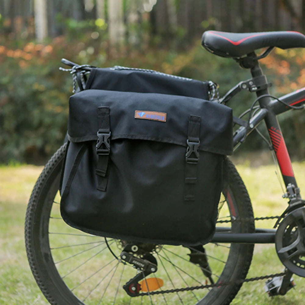 Bike Saddle Bag Waterproof and Large Capacity Outdoor Cycle Luggage Pack Bike Storage Bag Bike Accessories Bag