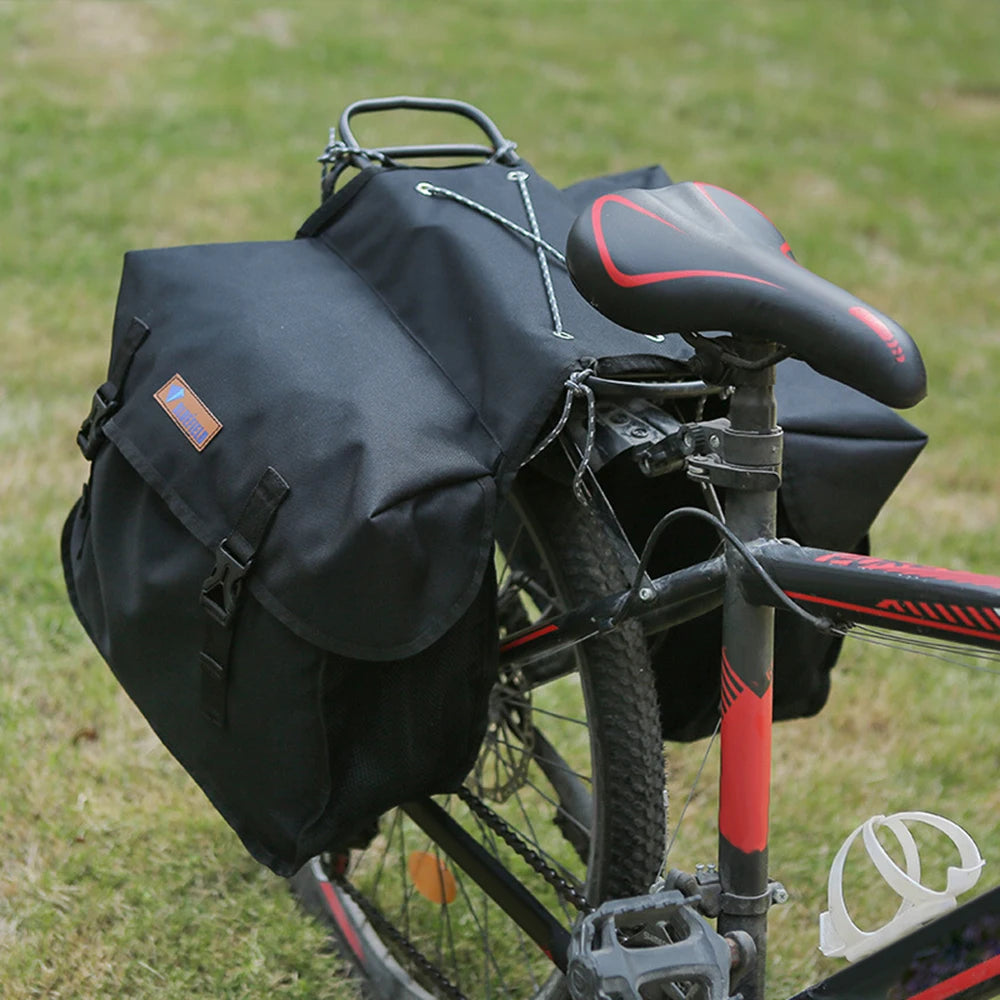Bike Saddle Bag Waterproof and Large Capacity Outdoor Cycle Luggage Pack Bike Storage Bag Bike Accessories Bag