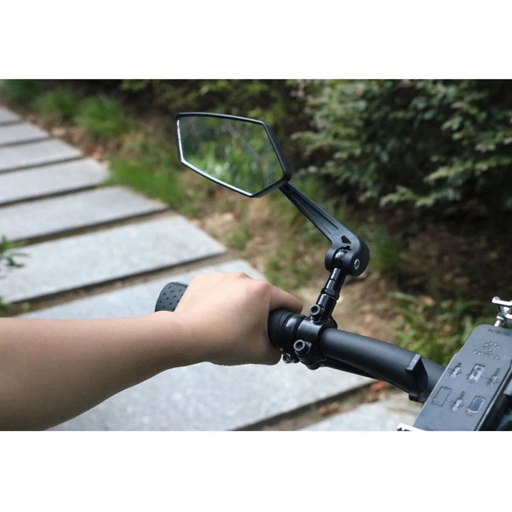 Bicycle Rear View Mirror Bike Cycling Clear Wide Range Back Sight Rearview Reflector Adjustable Handlebar Left Right Mirror