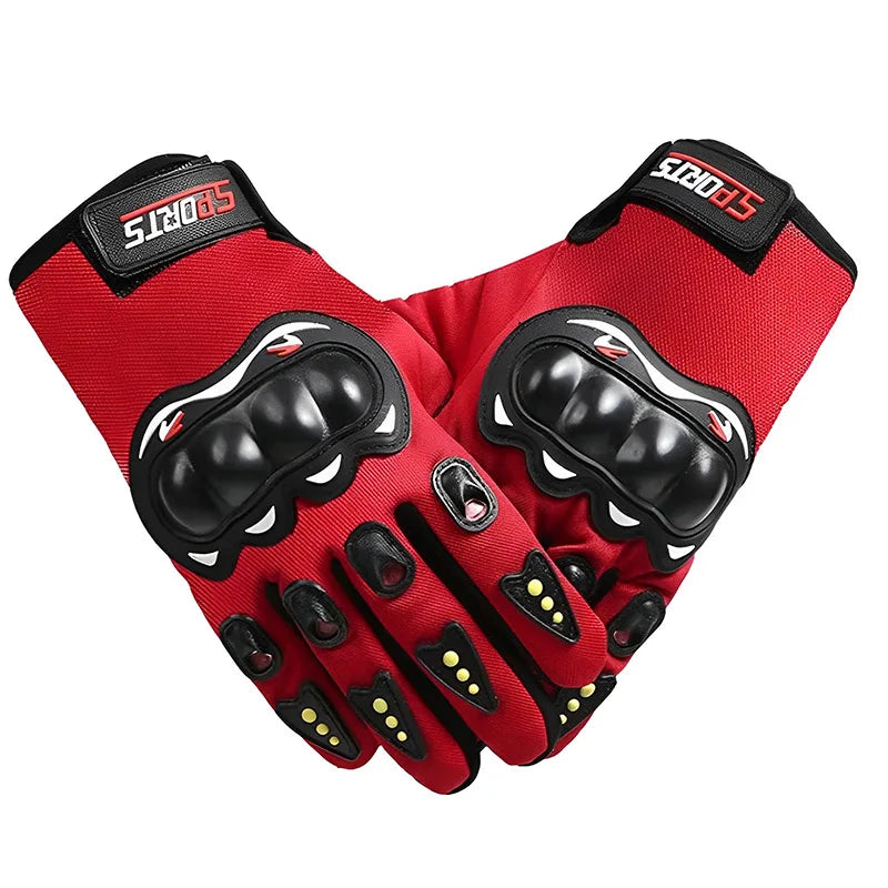 Motorcycle Gloves Breathable Full Finger Racing Hard Shell Gloves Outdoor Sports Protection Riding Cross Dirt Bike Gloves