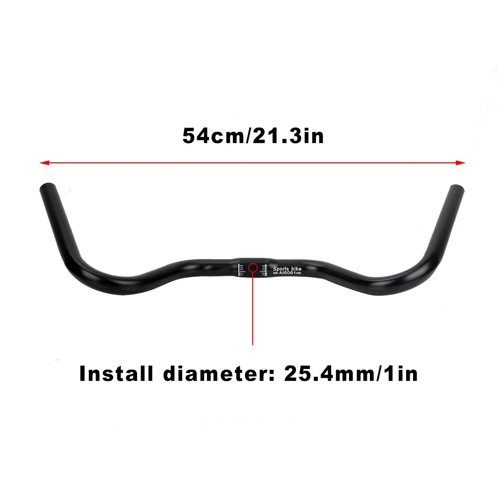Bike Handlebar Cycle Handlebar Vintage Classic Handles Aluminum Alloy Bike Handlebar For Mountain Road Cycle Cycling Handlebar