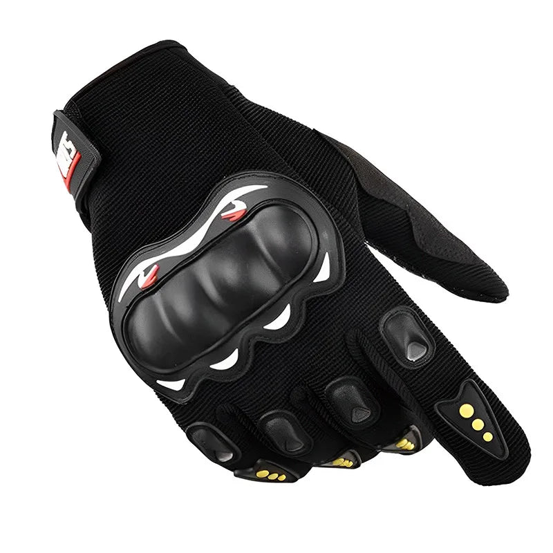 Motorcycle Gloves Breathable Full Finger Racing Hard Shell Gloves Outdoor Sports Protection Riding Cross Dirt Bike Gloves