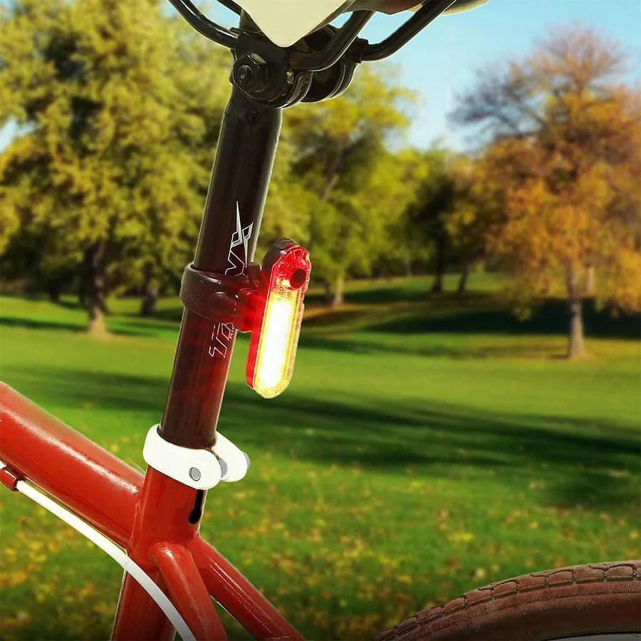 Bike Tail Light USB Rechargeable LED Bright Rear Red Bike Light Cycling Safety for Night Riding Lighting Back Bicycle Taillights