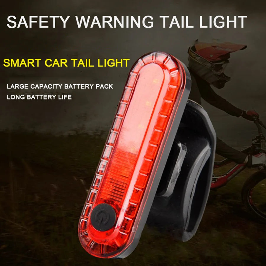 Bike Tail Light USB Rechargeable LED Bright Rear Red Bike Light Cycling Safety for Night Riding Lighting Back Bicycle Taillights