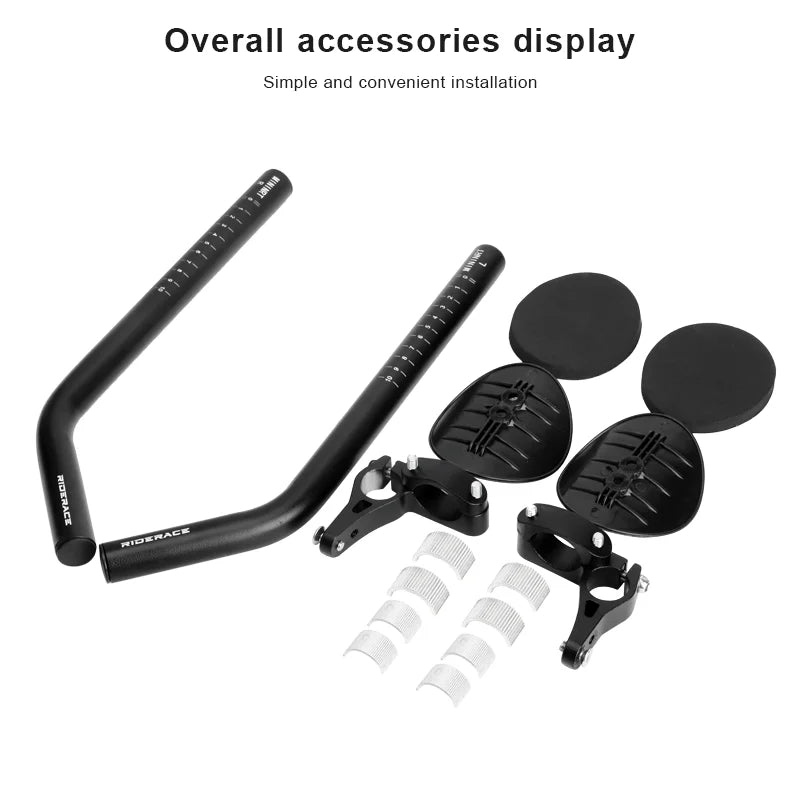 Bike Rest TT Handlebar Aero Bars For Cycling Triathlon Time Trial Tri Bars Aluminium Alloy MTB Road Bicycle Handle bar Aerobars