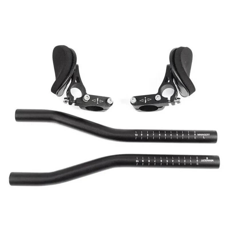Handlebar Aluminum Alloy Rest TT Bars Arm Relaxation Rest Split Vice Cycling Bike Rest Handlebar for Bicycle Bike Long Distance