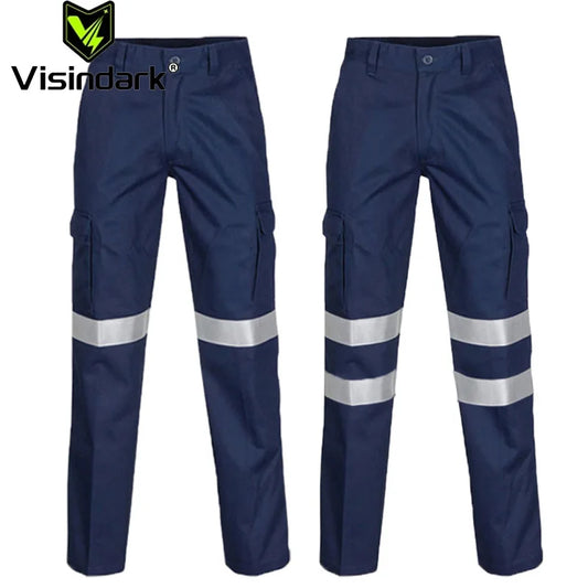 Riding Motorcycle Pants MTB Biker Sports Leisure Pants hi vis Reflective Motorbike Moto Cycling Long Pants
