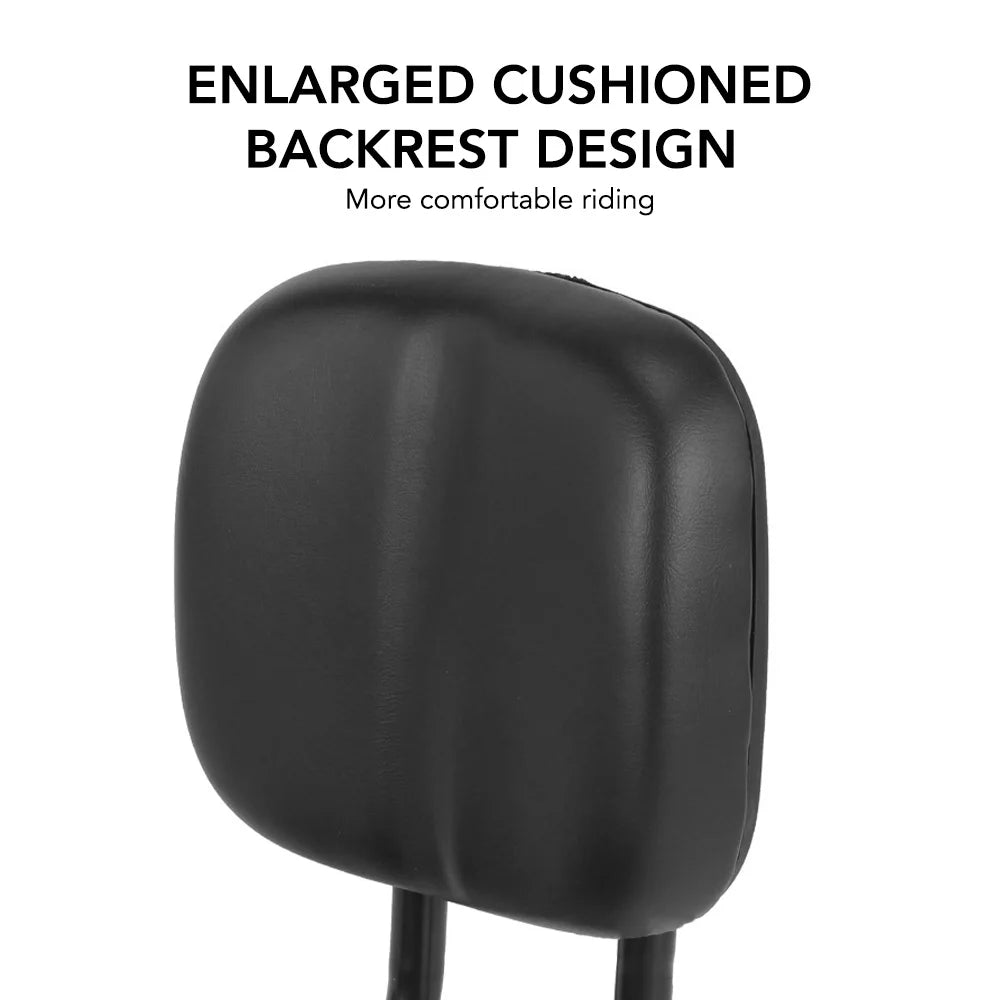 Comfortable Bike Seats Men Women Wide Bicycle Seat with Backrest Exercise Bike Seat for Spinning Bikes Electric Bikes Tricycle