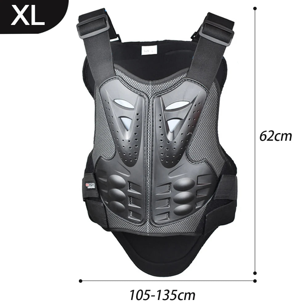 Adult For Motocross Skiing Skating Motorcycle Dirt Bike Body Armor Protective Gear Outdoor Driving Chest Back Protection Vest