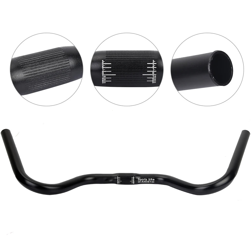 Bike Handlebar Cycle Handlebar Vintage Classic Handles Aluminum Alloy Bike Handlebar For Mountain Road Cycle Cycling Handlebar