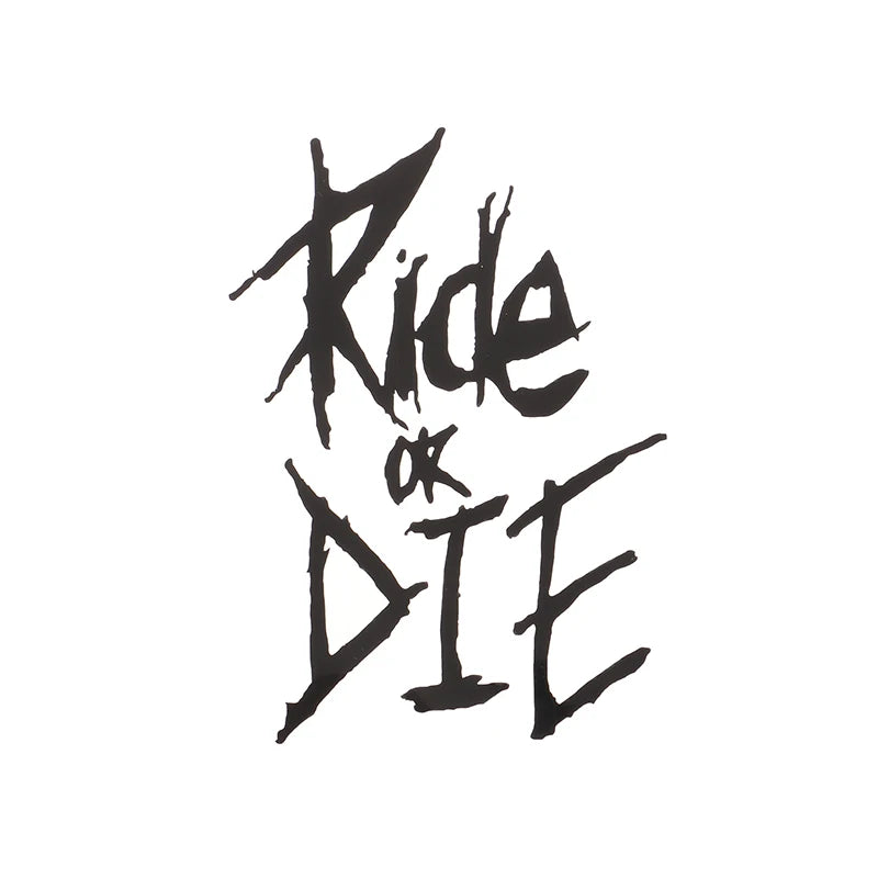 Bike Frame Sticker Ride Or Die Top Tube Sticker Bicycle Decals Decorative Frame Stickers Bike Stickers Bike Decal 1pc