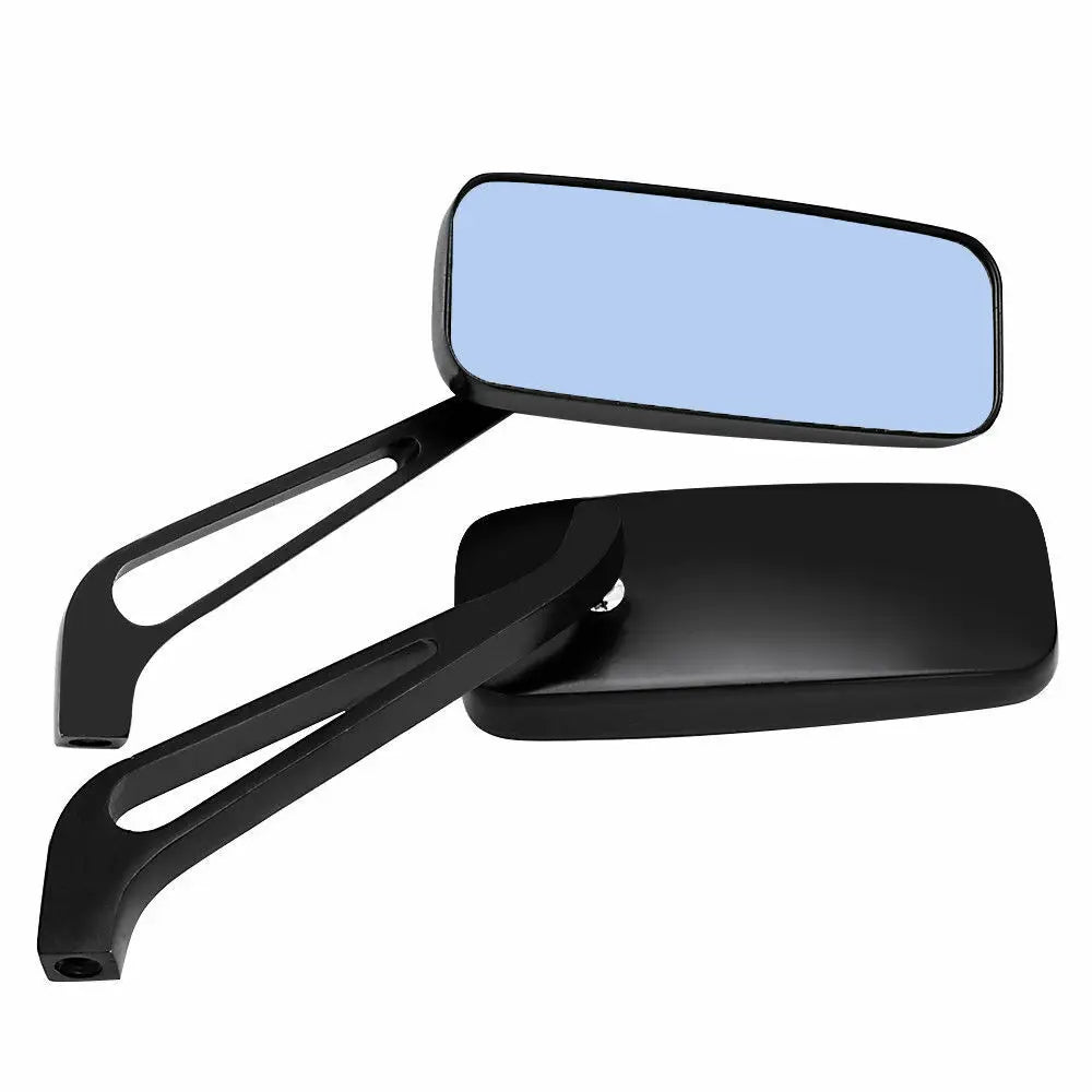 1 Pair Rectangular Motorcycle Mirror for Harley Cruiser Bobber Chopper Softail Sportster ATV Motor Mirror Accessories