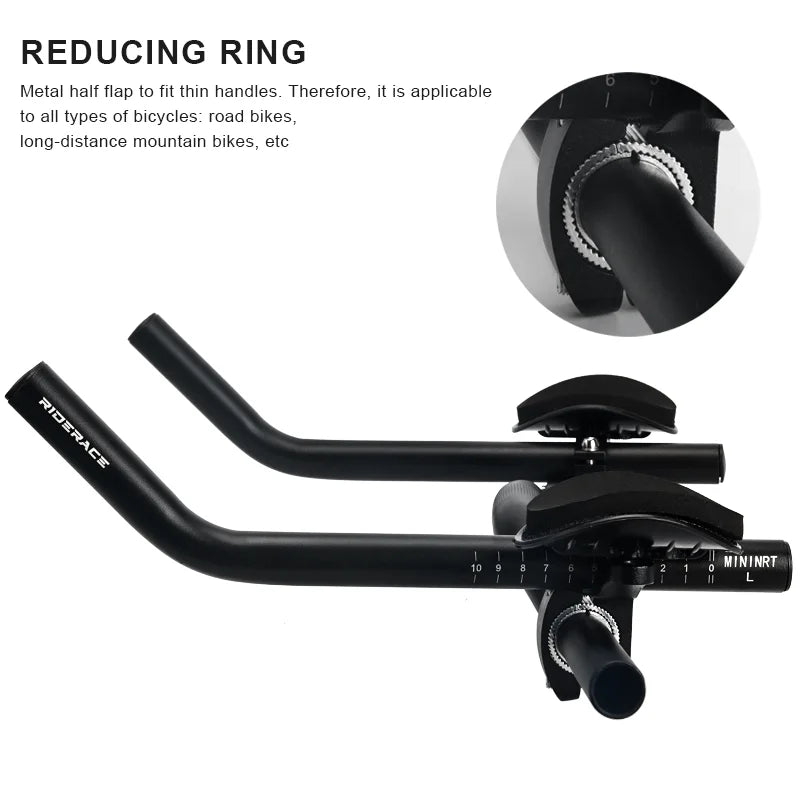 Bike Rest TT Handlebar Aero Bars For Cycling Triathlon Time Trial Tri Bars Aluminium Alloy MTB Road Bicycle Handle bar Aerobars