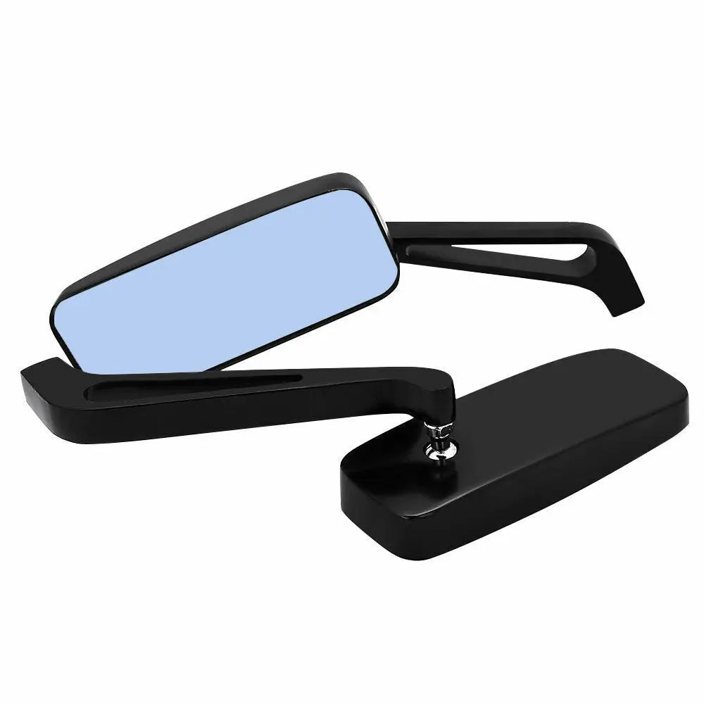 1 Pair Rectangular Motorcycle Mirror for Harley Cruiser Bobber Chopper Softail Sportster ATV Motor Mirror Accessories
