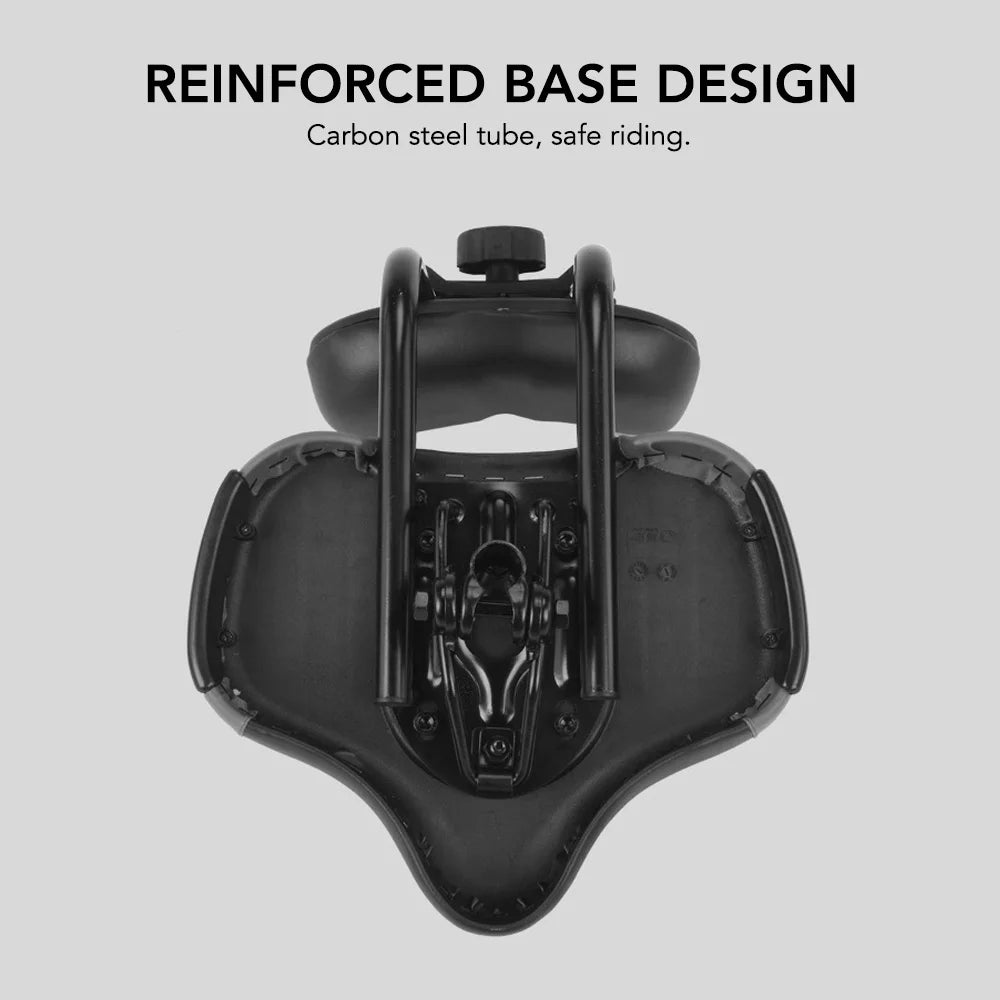 Comfortable Bike Seats Men Women Wide Bicycle Seat with Backrest Exercise Bike Seat for Spinning Bikes Electric Bikes Tricycle