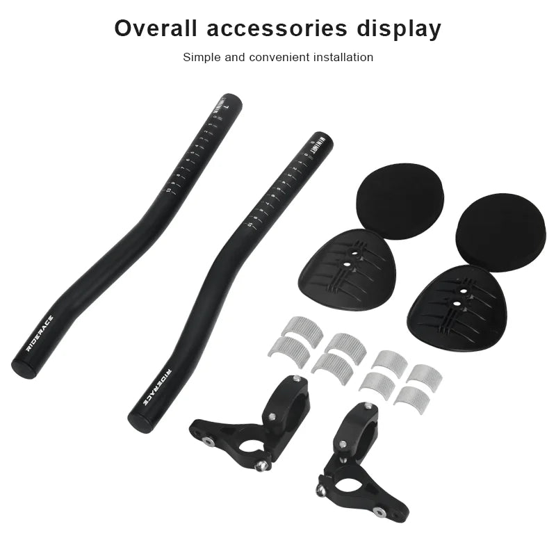 Bike Rest TT Handlebar Aero Bars For Cycling Triathlon Time Trial Tri Bars Aluminium Alloy MTB Road Bicycle Handle bar Aerobars