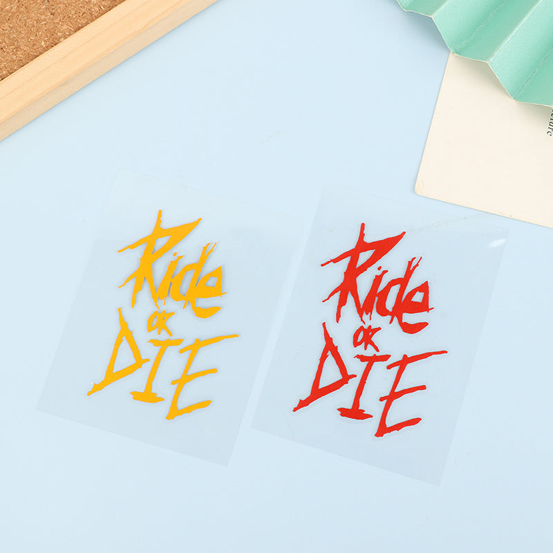 Bike Frame Sticker Ride Or Die Top Tube Sticker Bicycle Decals Decorative Frame Stickers Bike Stickers Bike Decal 1pc