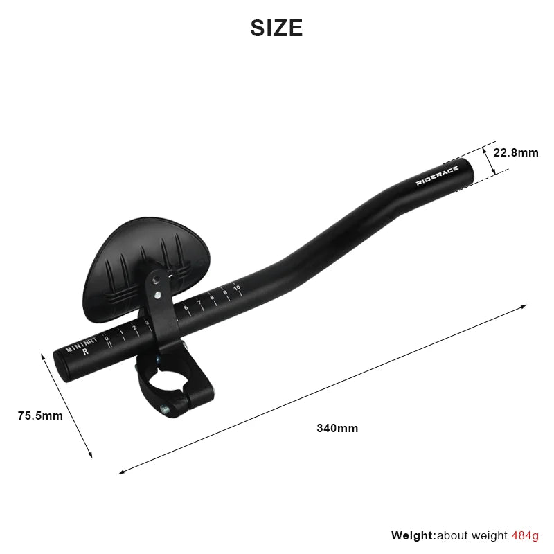 Bike Rest TT Handlebar Aero Bars For Cycling Triathlon Time Trial Tri Bars Aluminium Alloy MTB Road Bicycle Handle bar Aerobars