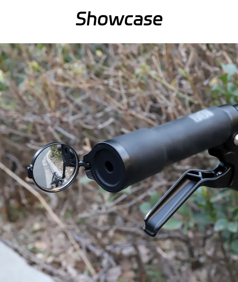RRSKIT For MTB Road Bicycle Handlebar Mirror With 360 Degree Adjustable Rearview Mirror Safe Riding Bike Side Handlebar Mirror