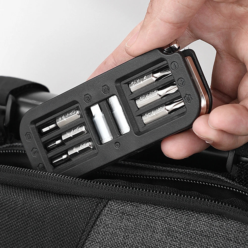 Bicycle Repair Tools 10 in 1 Multifunctional MTB Road Bike Tool Kit Portable Hexagon Wrench Bit Socket Set Tool Combination