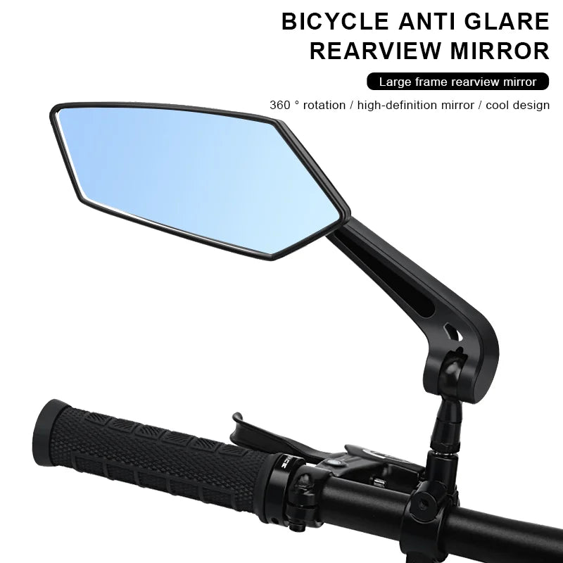 Bicyle Rear View Mirror Two-Color Wide Angle Reflector Clear Wide Range Bike Rearview Mirrors Cycling Flexible Left Right Mirror