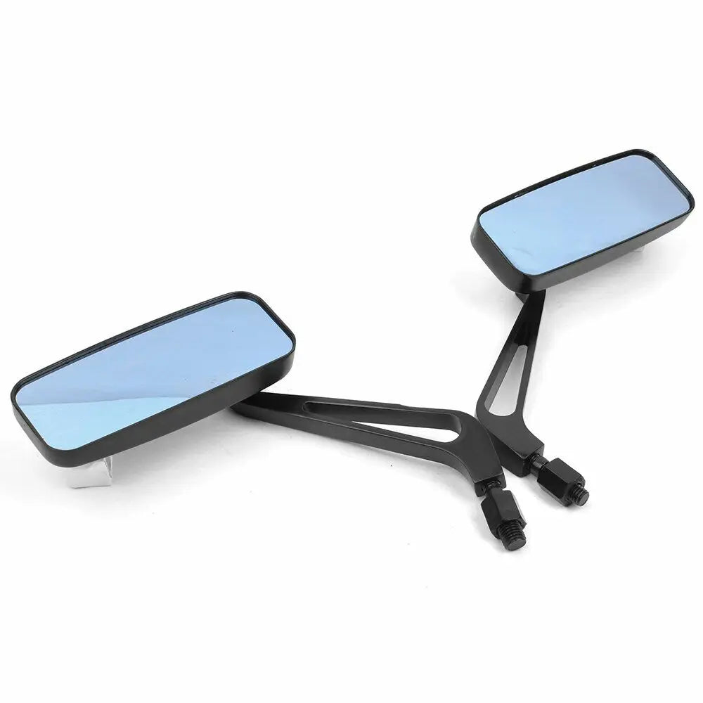 1 Pair Rectangular Motorcycle Mirror for Harley Cruiser Bobber Chopper Softail Sportster ATV Motor Mirror Accessories